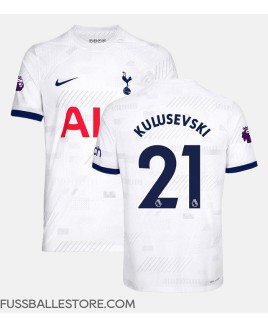 Günstige Tottenham Hotspur Dejan Kulusevski #21 Heimtrikot 2023-24 Kurzarm